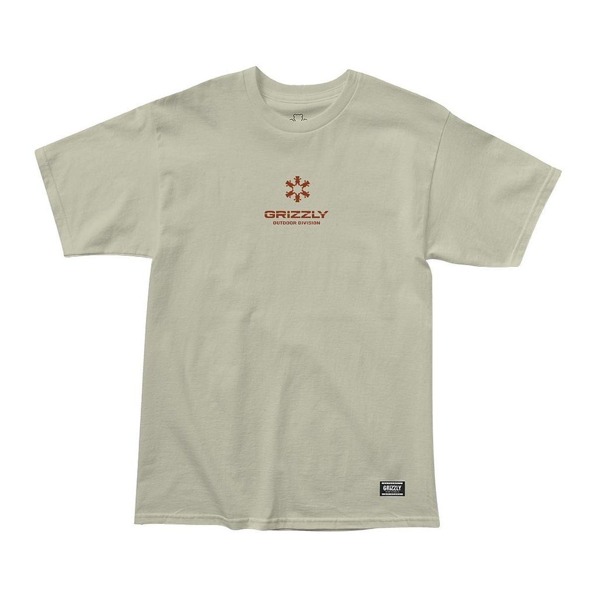 GRIZZLY - Polera Hombre Grizzly Griptape Bulletin Board Beige