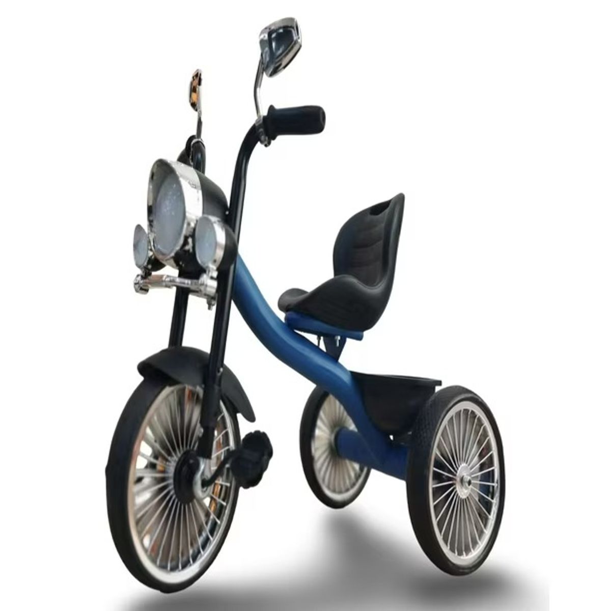 GENERICO - TRICICLO EQUILIBRIO MODELO HARLEY AZUL
