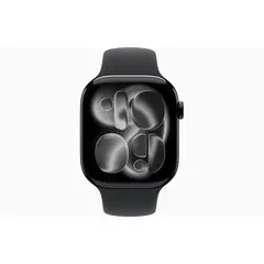 APPLE - Reloj 11 42mm MEQT4 Con Caja De Aluminio Negro Azabache y Correa Deportiva Negro - S/M