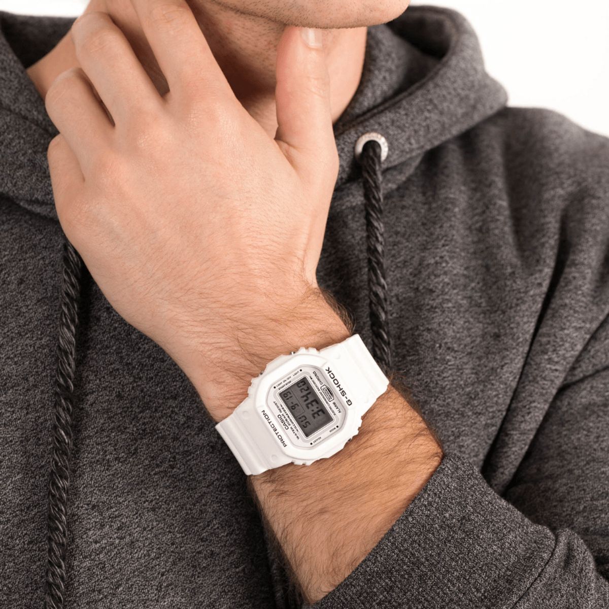 CASIO - RELOJ G-SHOCK DW-5600MW-7DR BLANCO HOMBRE