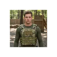 GENERICO - Chaleco Táctico Airsoft Resistente Y Versátil Multifuncional