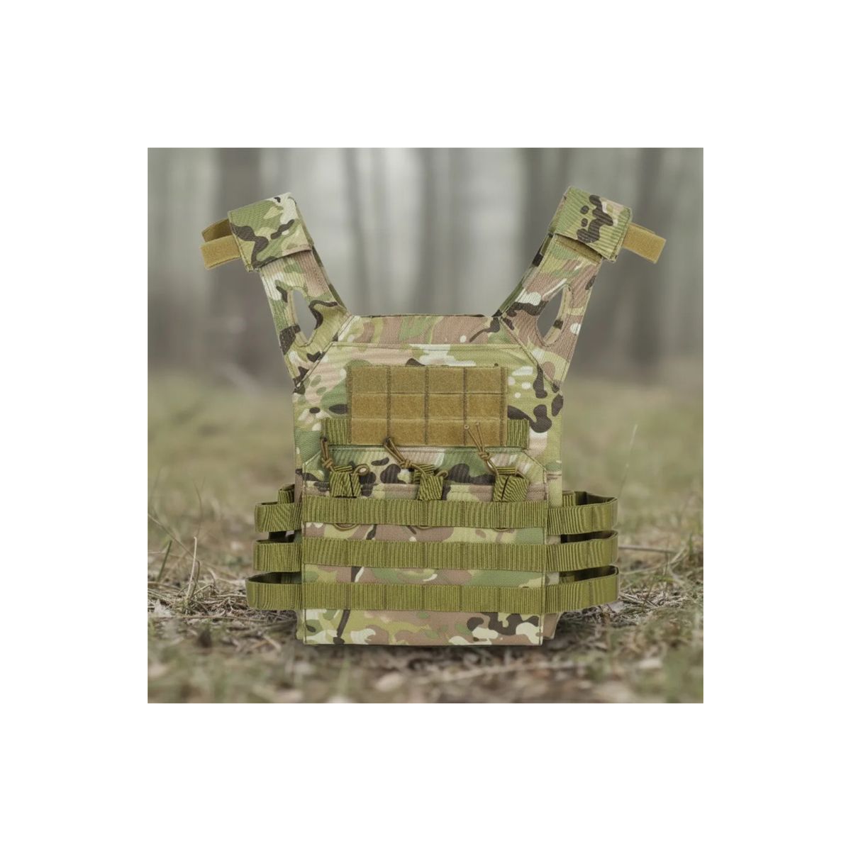 GENERICO - Chaleco Táctico Airsoft Resistente Y Versátil Multifuncional