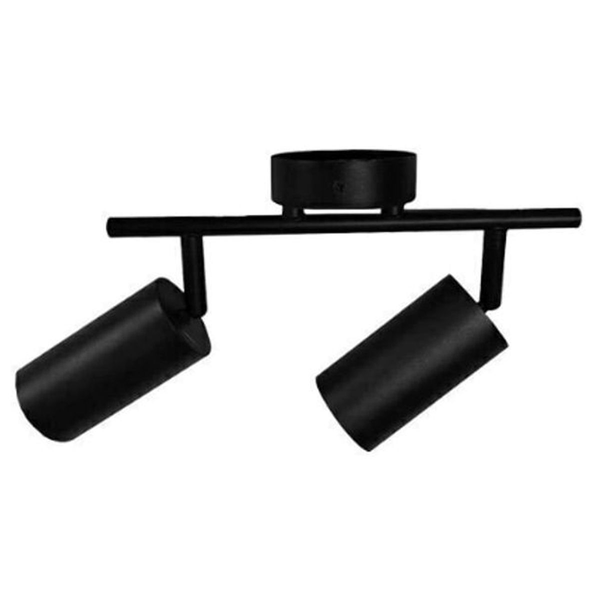 DEMASLED - Aplique Móvil Negro para 2 Ampolletas GU10 110-220V AC IP20