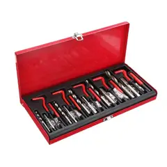 GENERICO - Juego De Reparación De Roscas Acero Inoxidable 131 Piezas