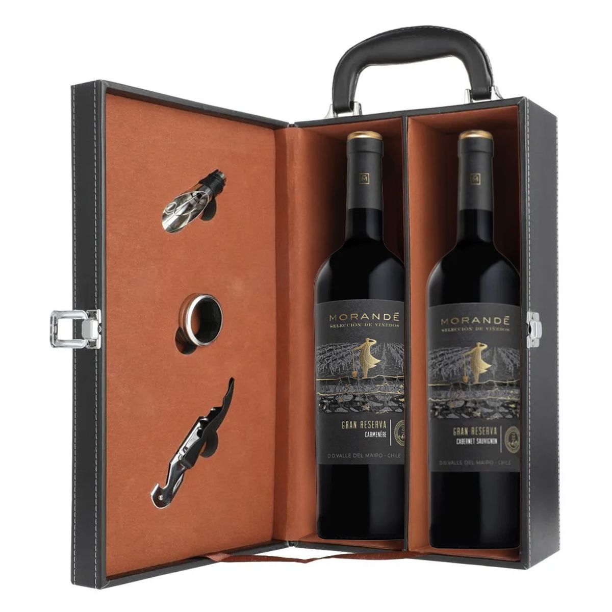 MORANDE - Pack Vinos Morandé Gran Reserva + Maleta con Accesorios