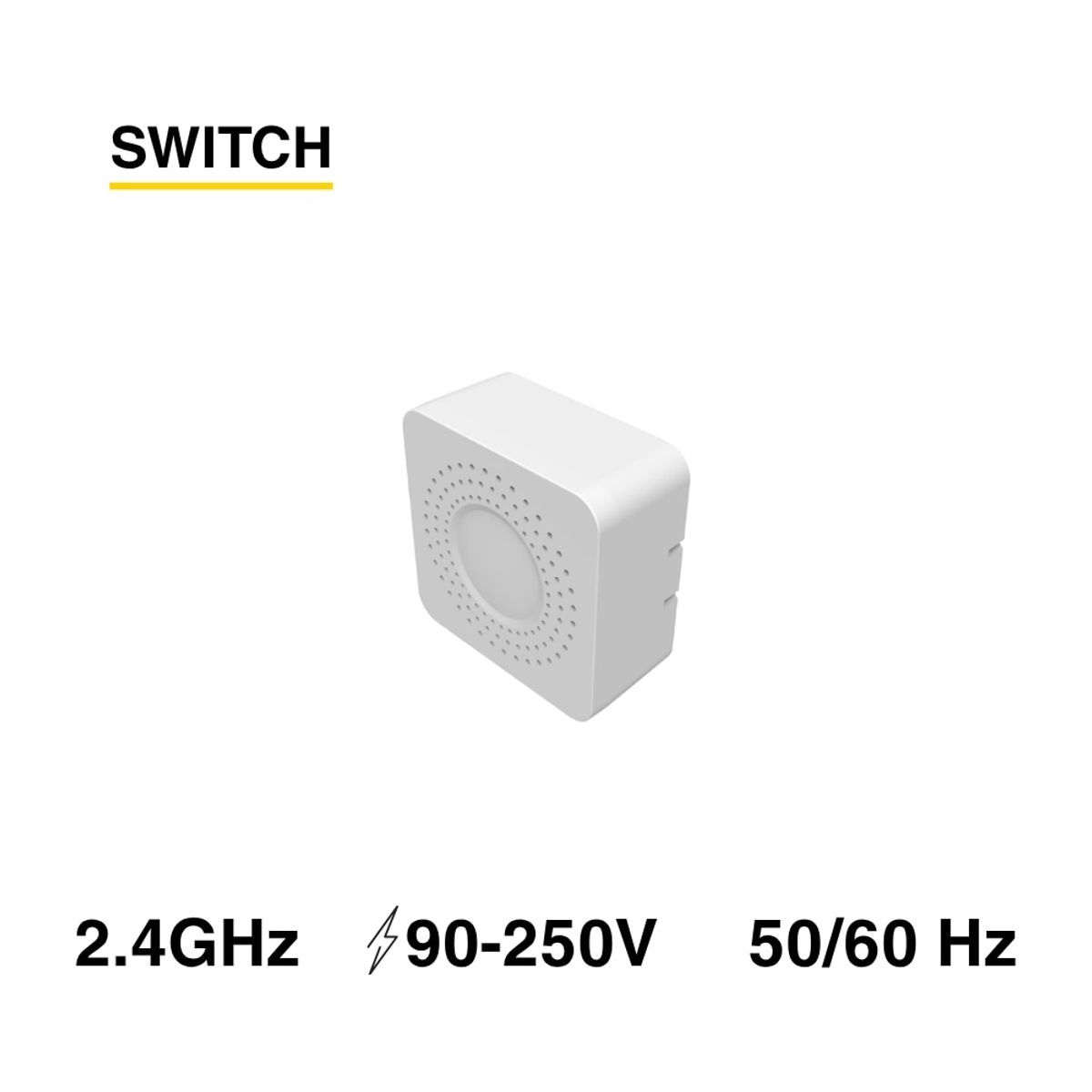 DEMASLED - Mini Smart Switch WiFi+RF 1 Canal 90-250Vac 50-60Hz 10A max 24GHz