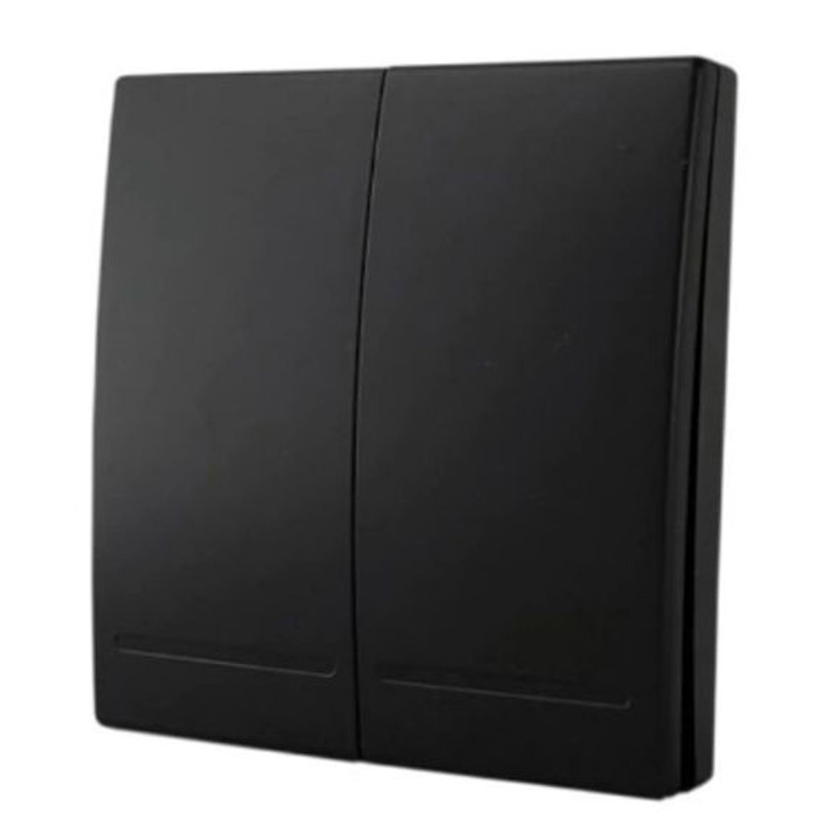DEMASLED - Tecla inalámbrica RF 2 Efectos Smart House Negro