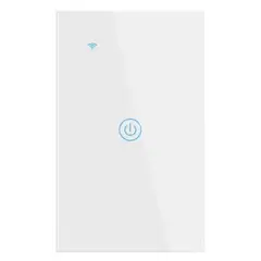 DEMASLED - Tecla Smart de Muro Táctil 1 Canal 600W Blanco.