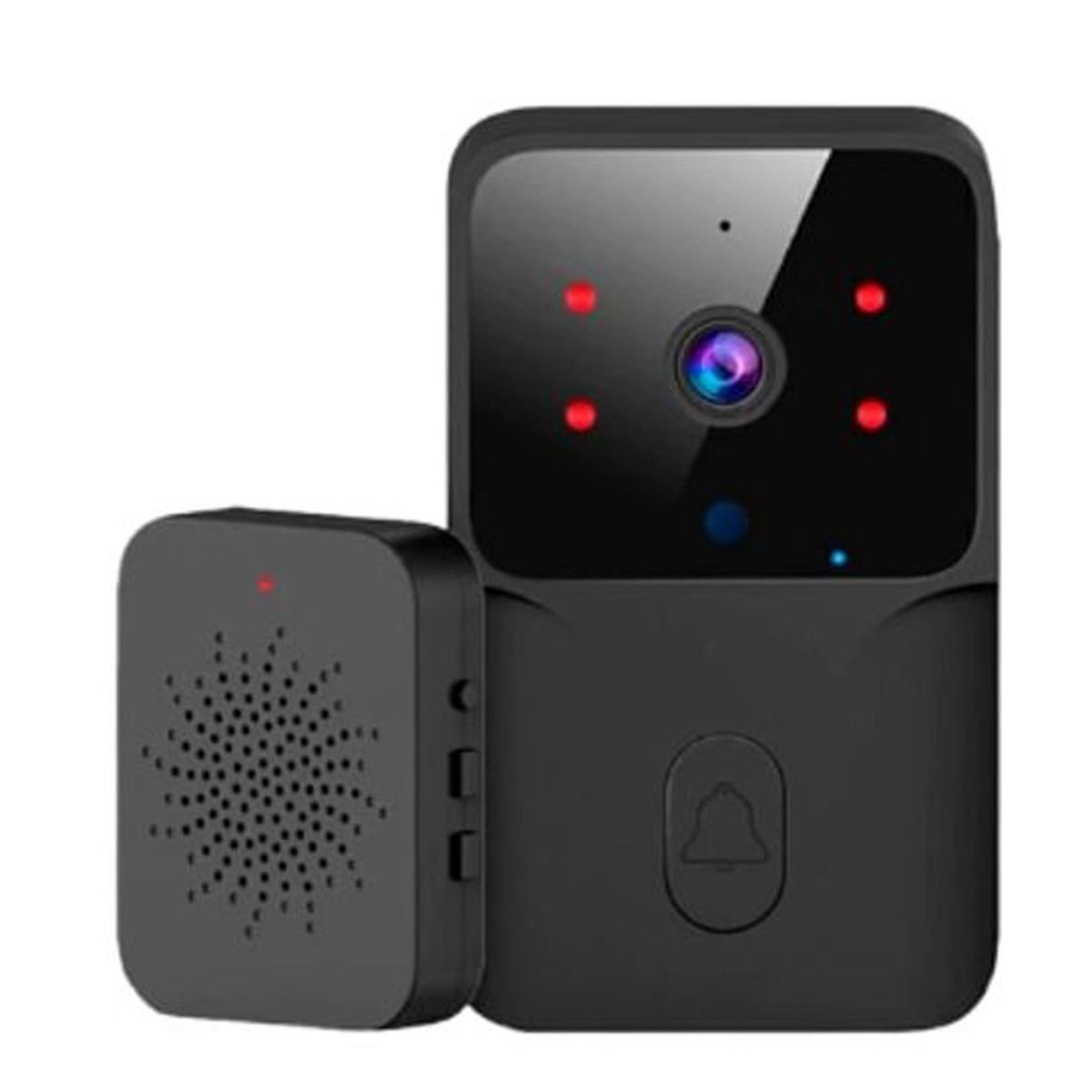 DEMASLED - Timbre de Puerta Smart con Cámara 480p 800mAH