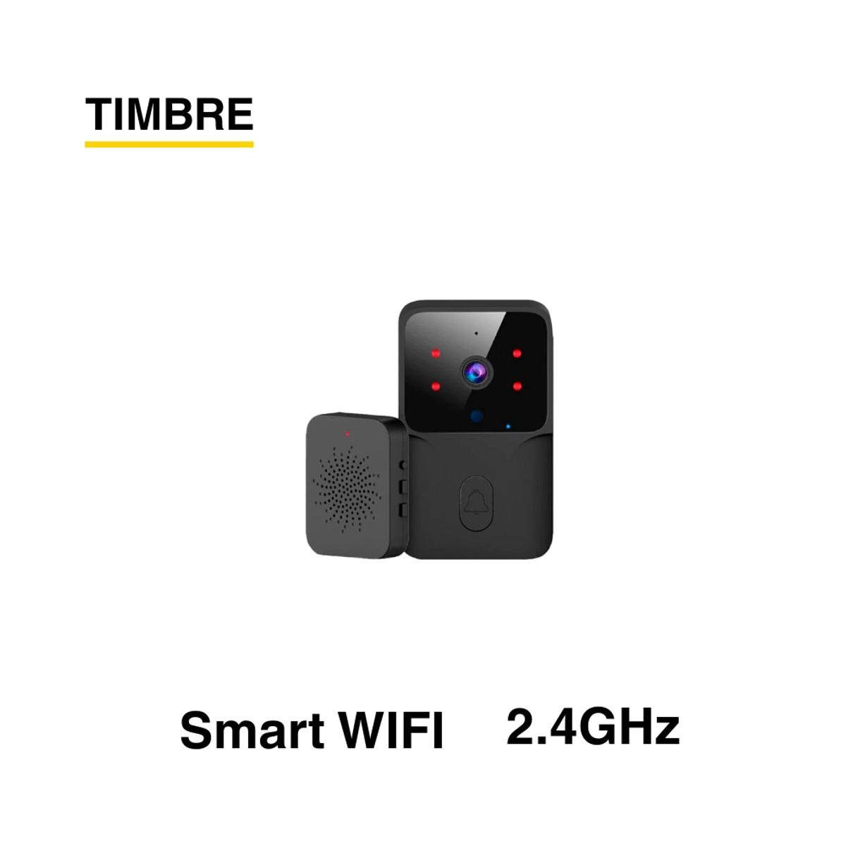 DEMASLED - Timbre de Puerta Smart con Cámara 480p 800mAH