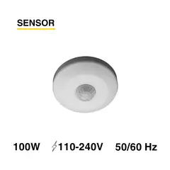DEMASLED - Sensor de Luz y Movimiento 100W 10-2000Lux10s-7min