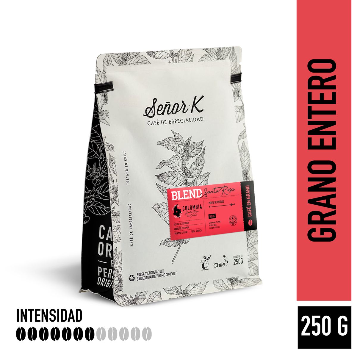 SEÑOR K - Café Grano Entero Señor K Colombia Santa Rosa 250g