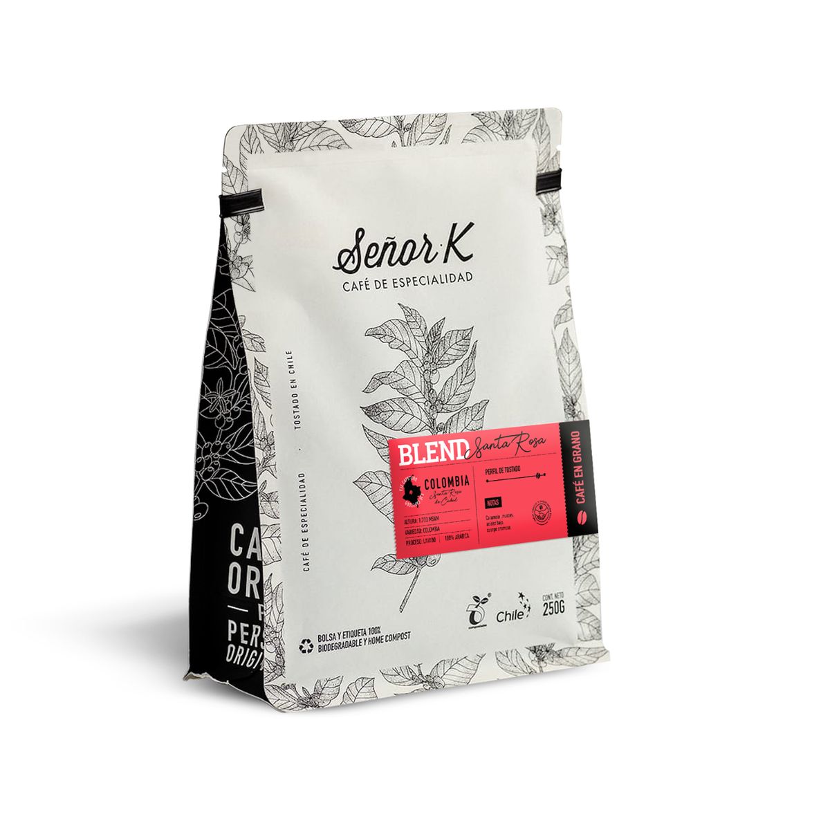 SEÑOR K - Café Grano Entero Señor K Colombia Santa Rosa 250g