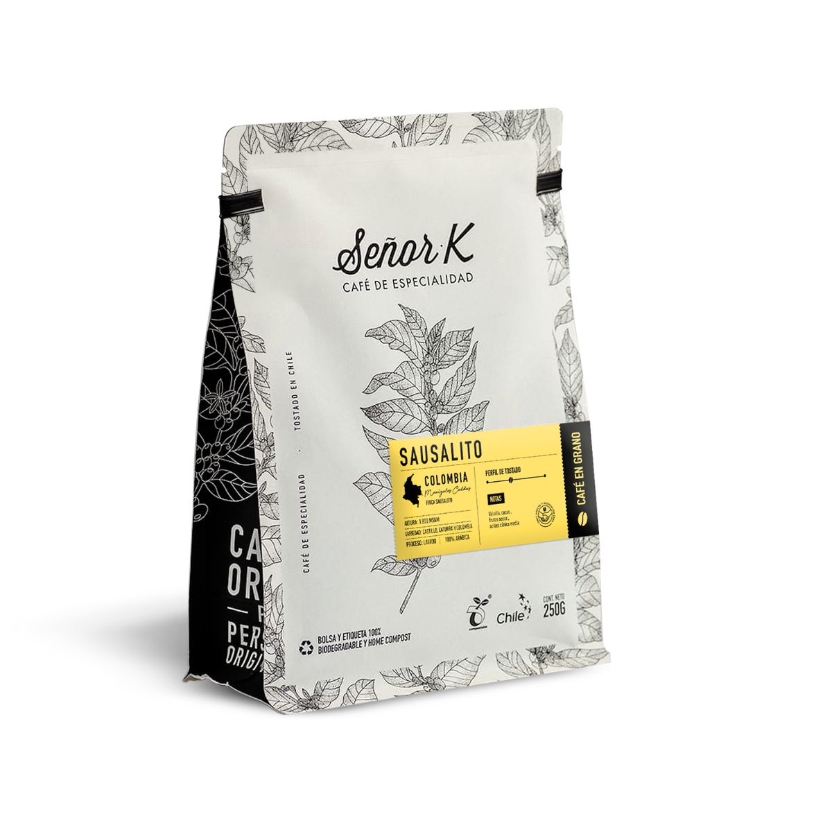 SEÑOR K - Café Grano Entero Señor K Colombia Sausalito 250g