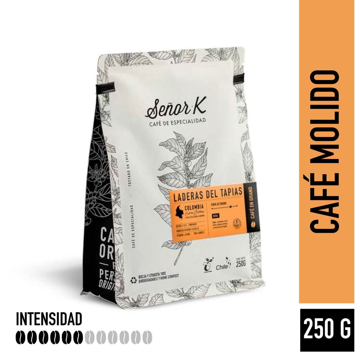 SEÑOR K - Café Molido Señor K Colombia Laderas Del Tapias 250g