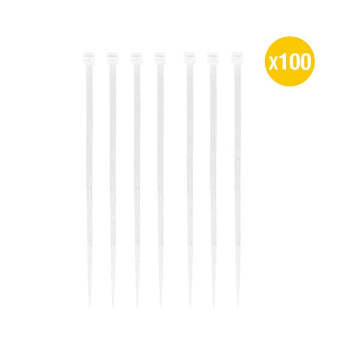 Amarras Plásticas Blanco 36x150mm 100 uds, marca DEMASLED - Foto Principal