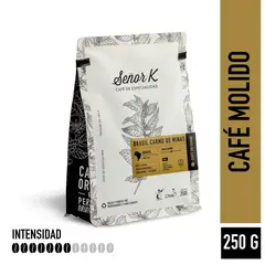 SEÑOR K - Café Molido Tueste Medio Brasil Carmo De Minas 250g
