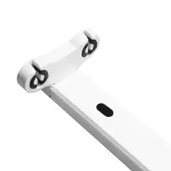DEMASLED - Listón T 120 cm para 2 Tubos LED 2 side connection