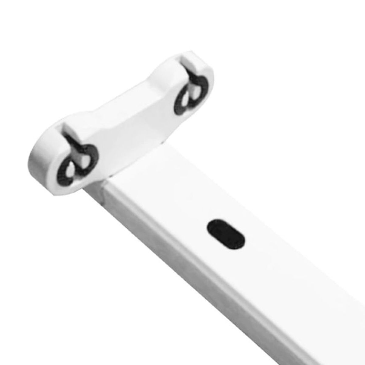 DEMASLED - Listón T 150 cm para 2 Tubos LED 2 side connection