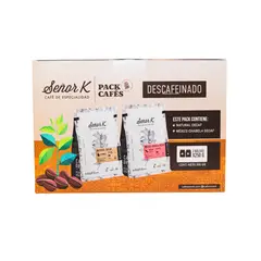 SEÑOR K - Pack Dos Descafeinados Grano Entero 2x250g Café