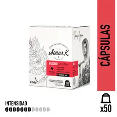 SEÑOR K - Café Blend Santa Rosa En Cápsula Cápsulas 50 u