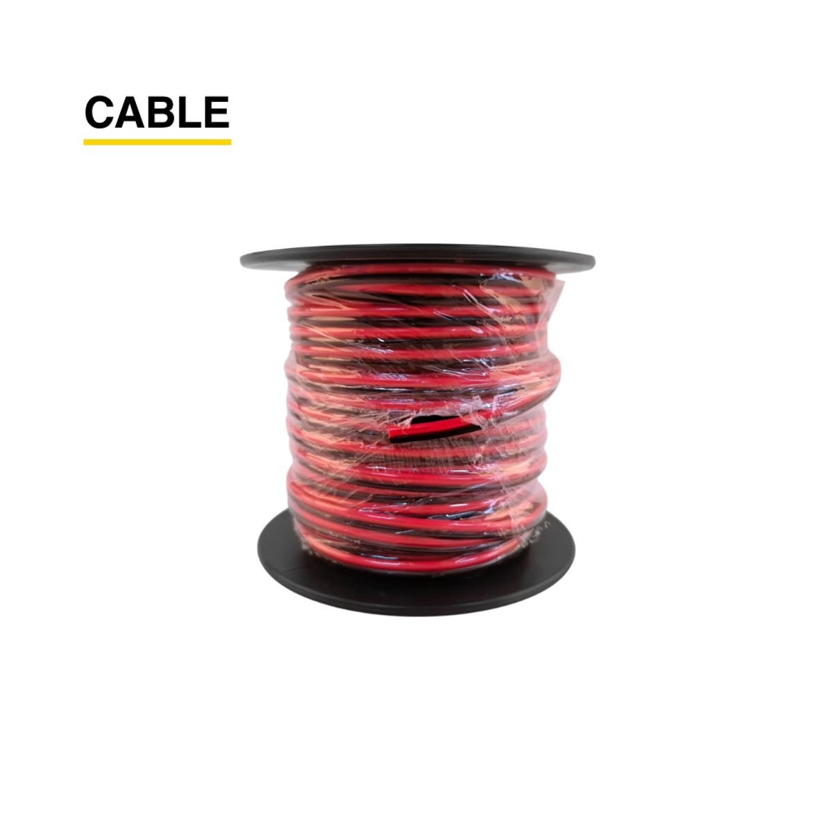 DEMASLED - Cable 2 polos de 1mm NR 2x1mm 18AWG 48V Máx x50m