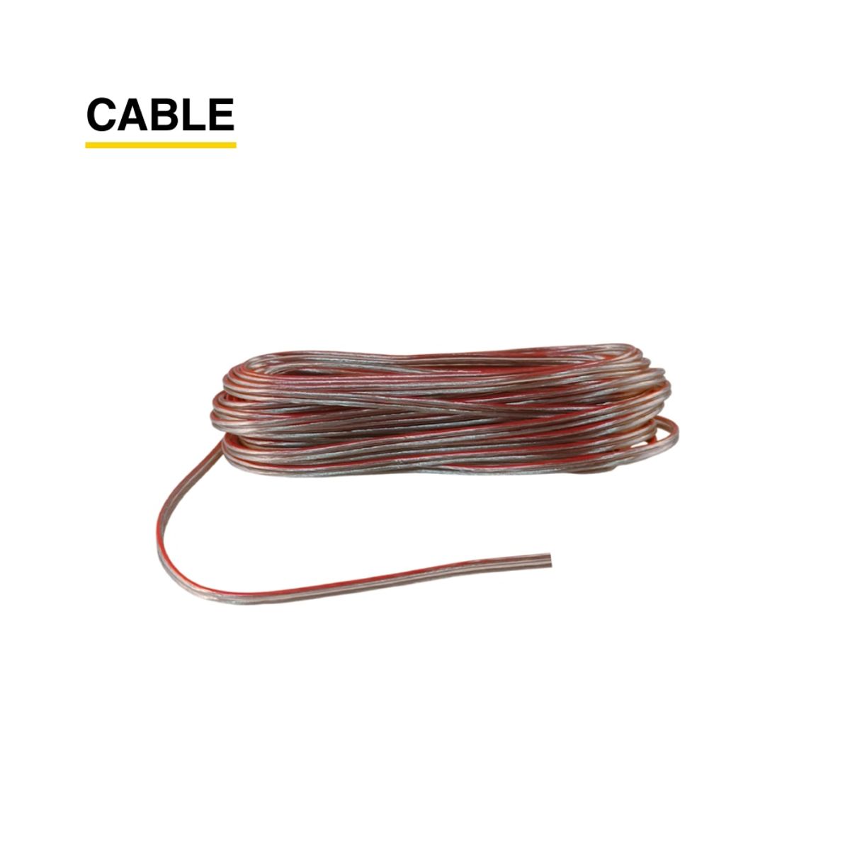Cable 18 AWG para LED Monocromático Transparente 10m 48V Máx, marca DEMASLED - Foto 2