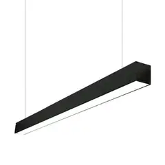 DEMASLED - Luminaria lineal LED 40W Negro Blanco Neutro 3600lm 85-265Vac