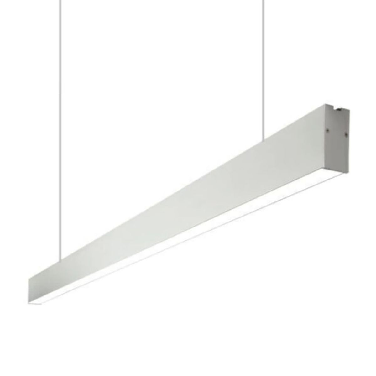 DEMASLED - Luminaria lineal LED 32W Cromado Blanco Neutro 2560lm 100-240V
