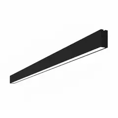 DEMASLED - Luminaria lineal LED 32W Negro Blanco Neutro 2560lm 100-240V