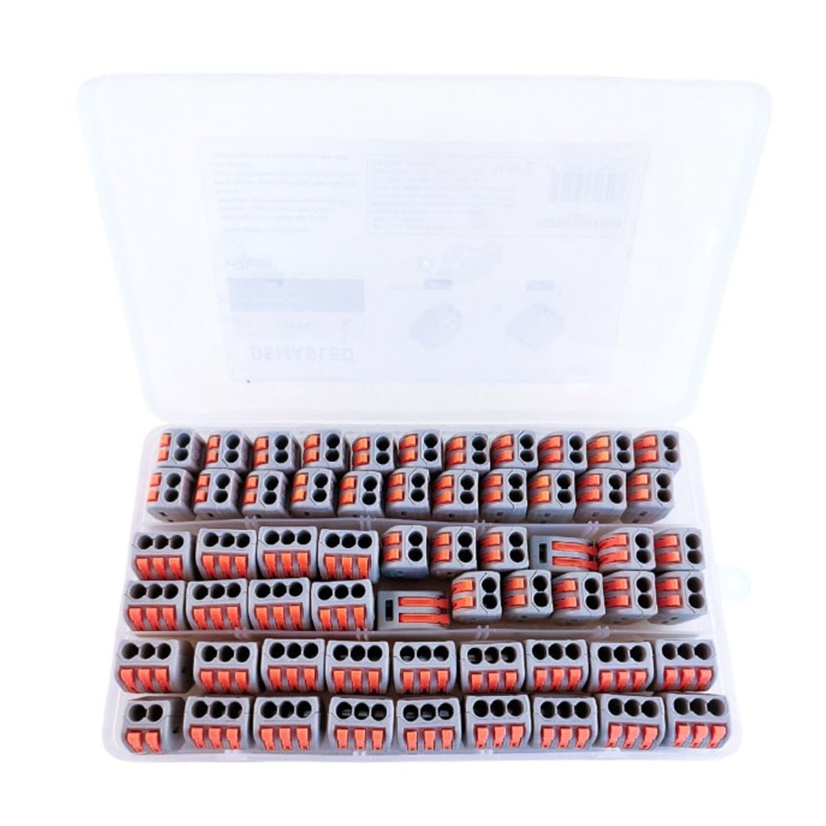 DEMASLED - Kit de Conectores Empalme Fast Clip 2 y 3 Polos x60 piezas