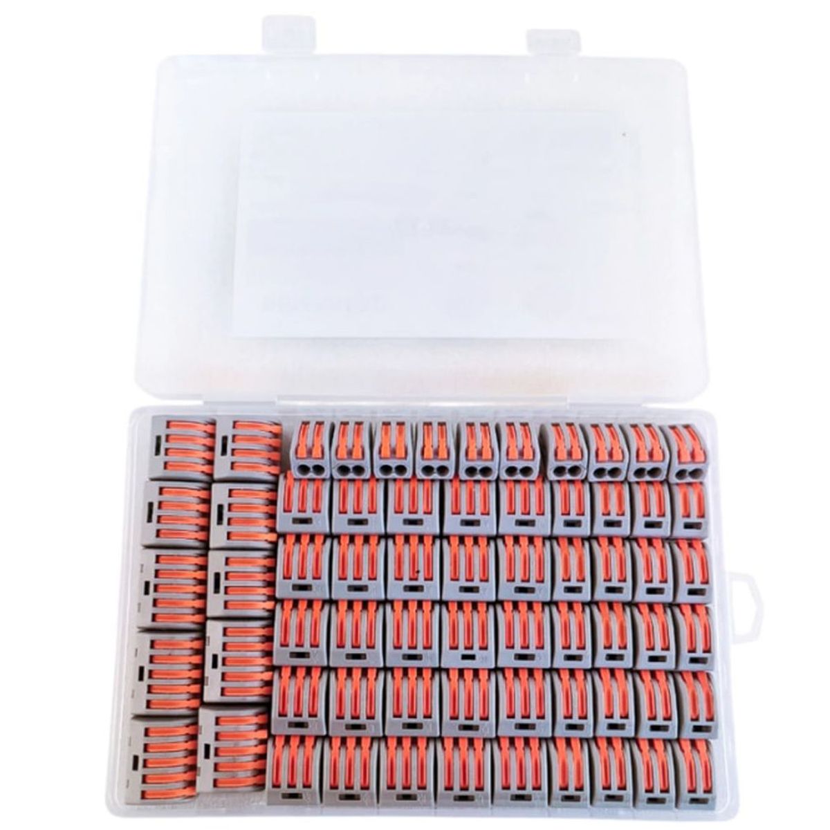 DEMASLED - Kit de Conectores Empalme Fast Clip 2 3 4 y 5 Polos x65 piezas