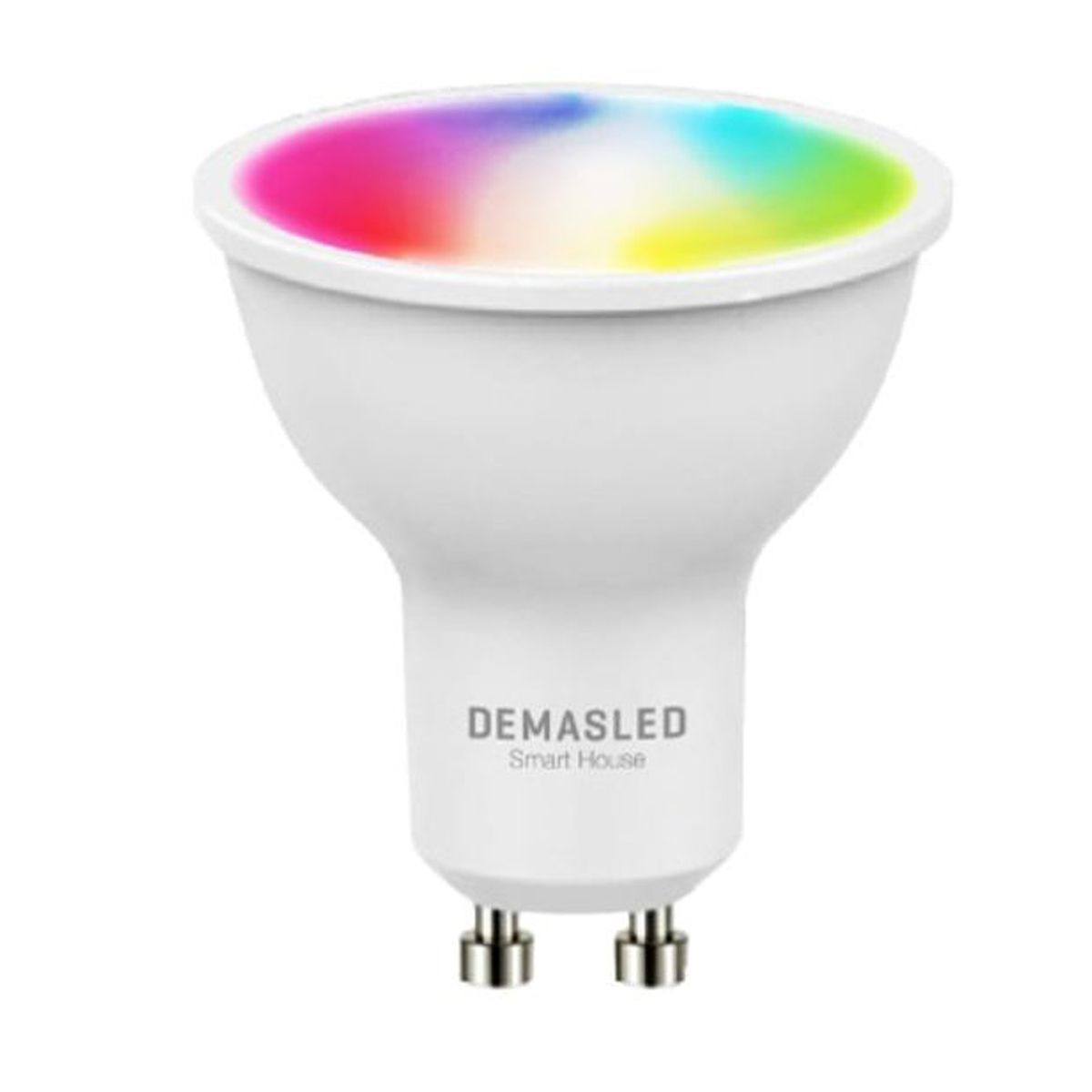 DEMASLED - Ampolleta LED GU10 5W 65mA 120° RGB-Blanco 220V