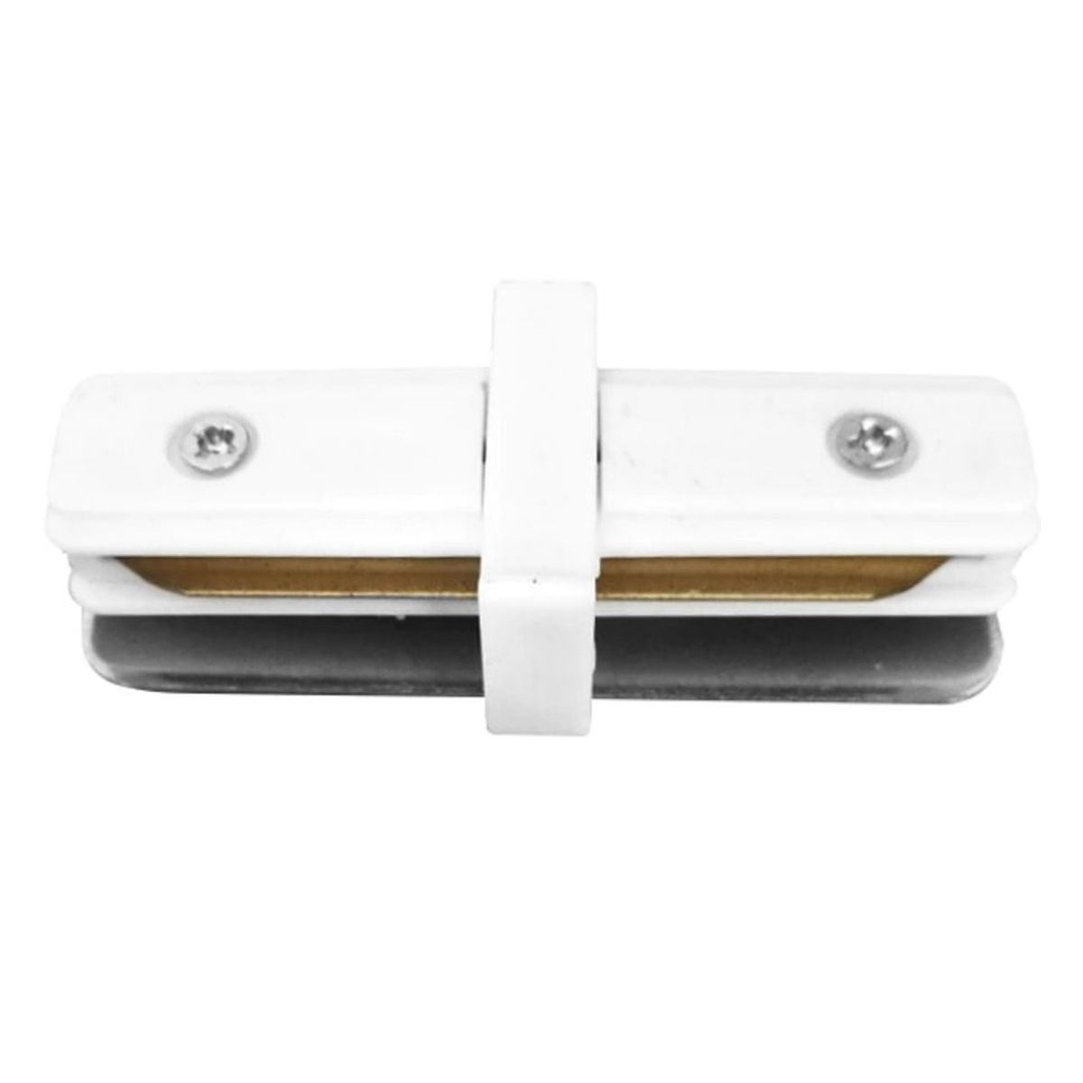 DEMASLED - Unión Rígida Recta para Riel LED Track Light Color Blanco