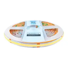 DEMASLED - Cinta LED COB 24V 11Wm Blanco Neutro 1000lmm 480LEDsm 8mm 5m SEC