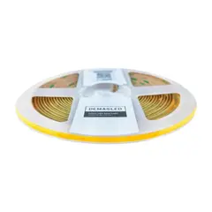 DEMASLED - Cinta LED COB 24V 4Wm Blanco Frío 400lmm 504 LEDsm 3mm PCB IP33 x 5m
