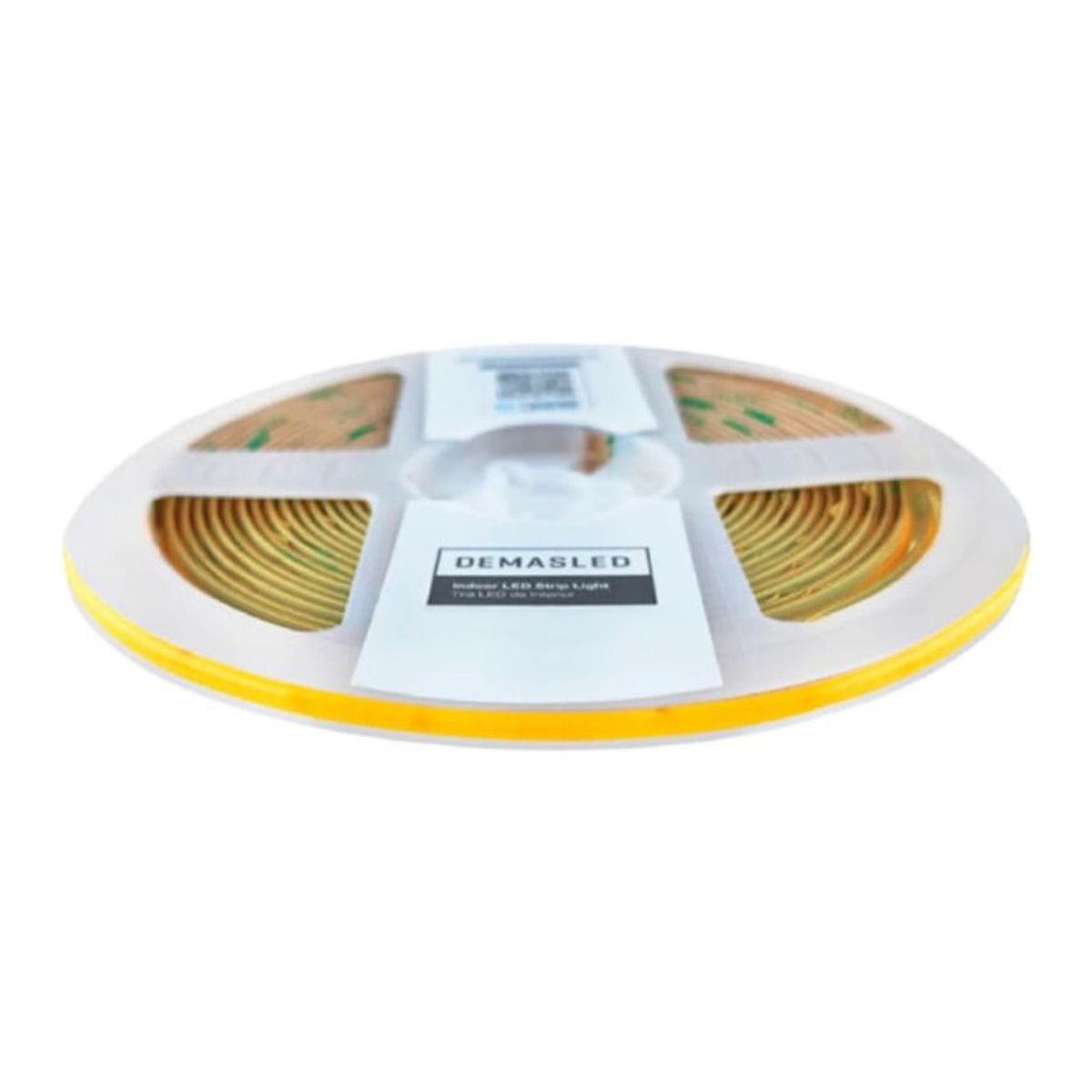 DEMASLED - Cinta LED COB 24V 4Wm Blanco Cálido 400lmm 504 LEDsm 3mm PCB IP33 x 5m