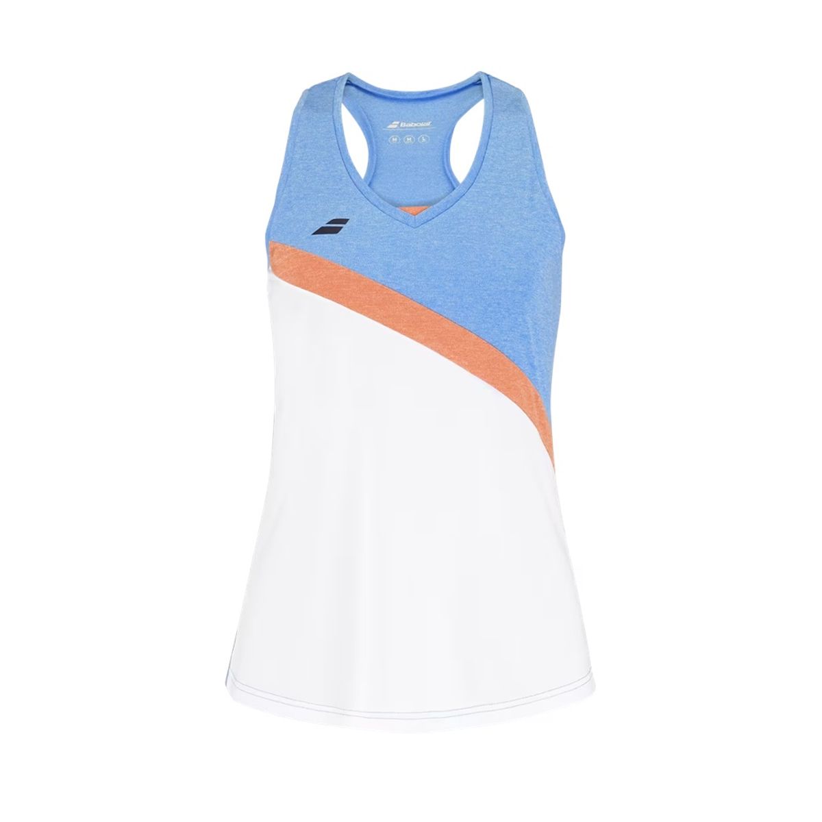BABOLAT - Polera Babolat Play Tank Top Women BlancaAzul Tenis Padel