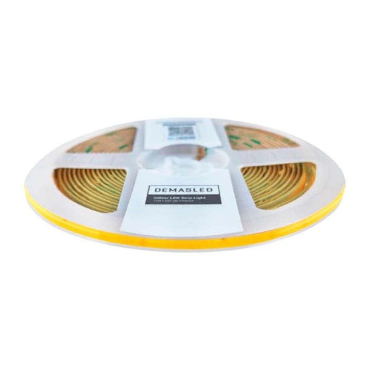 DEMASLED - Cinta LED COB 24V 6Wm Blanco Cálido 540lmm 504 LEDsm 5mm PCB IP33 x5m