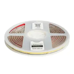 DEMASLED - Tira LED COB 24V 11Wm Blanco Neutro 1100lmm 480 LEDsm 8mm IP68 5m