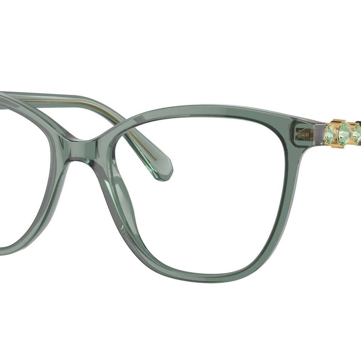 SWAROVSKI - ARMAZÓN ÓPTICO SWAROVSKI - SK2020 1043 - Verde traslúcido