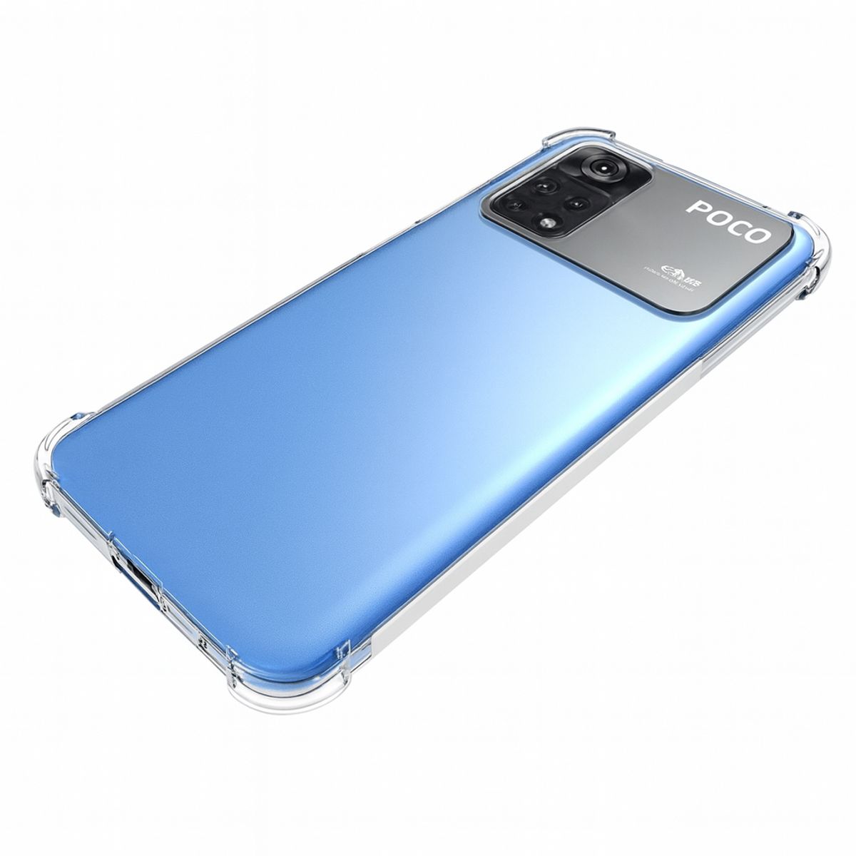 GENERICO - CARCASA TRANSPARENTE ANTIGOLPE PARA XIAOMI POCO M4 PRO 4G