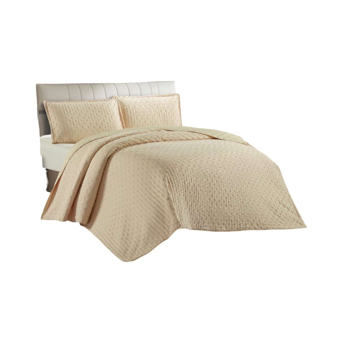 GENERICO - Quilt 2 plazas de Lujo Extra Suave con relieves de Tufting