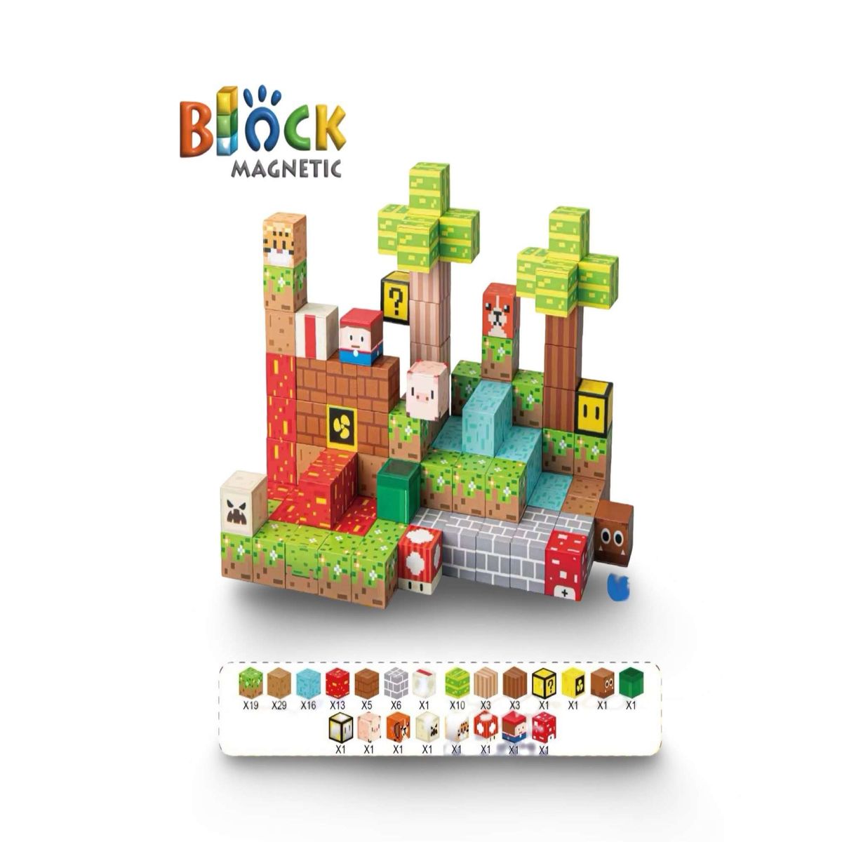 GENERICO - Juguete Cubo Magnetico 117 piezas