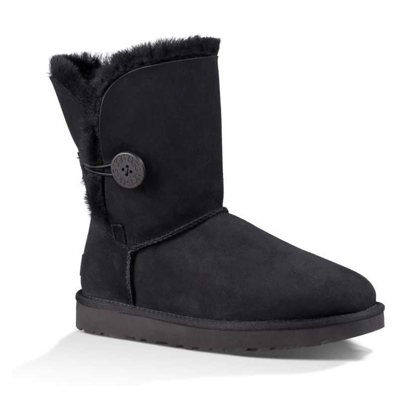 UGG - Bota Mujer Cuero Negro Ugg