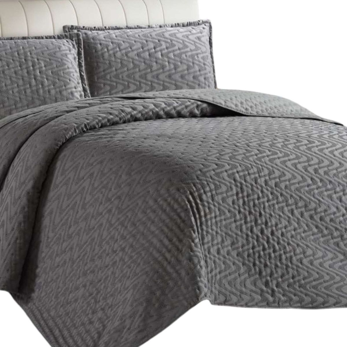 GENERICO - Quilt plaza y media de Lujo Extra Suave con relieves de Tufting