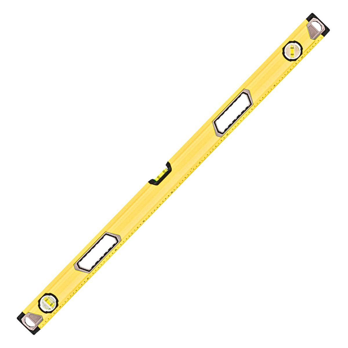 GENERICO - Nivel de Mano 120cm Iman 3 Burbujas Magnetico de Alta Calidad y Profesional