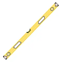 GENERICO - Nivel de Mano 120cm Iman 3 Burbujas Magnetico de Alta Calidad y Profesional