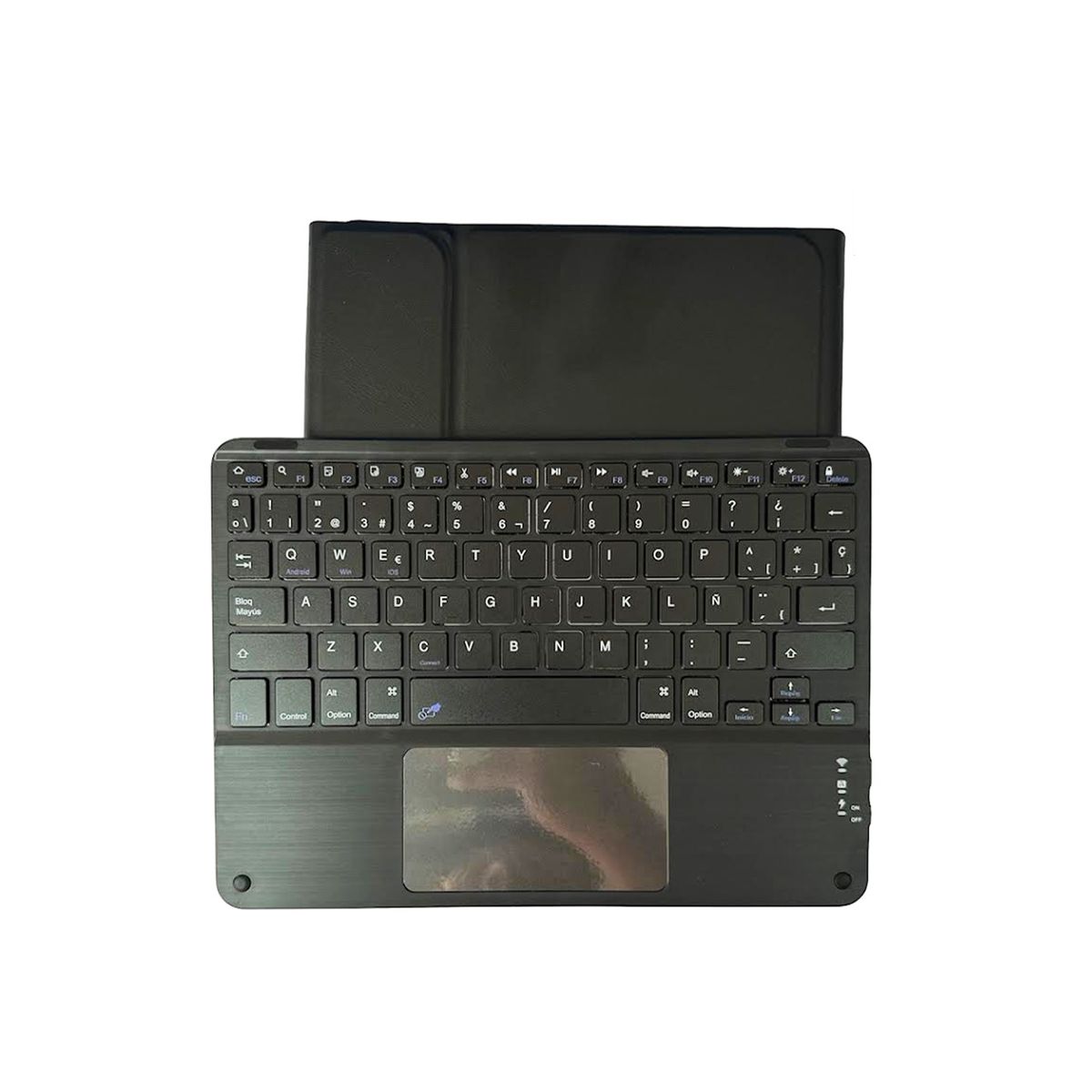 JOIGO - Funda Con Teclado Español Touchpad Para Samsung Tab A11 Plus Negro