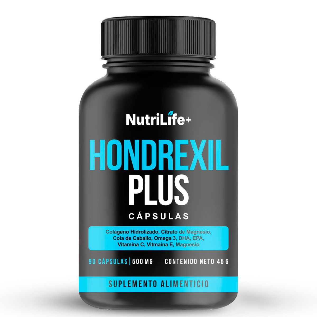 EMETRES - Hondrexil Plus 90 Cápsulas Nutrilife+ Ayuda Articulaciones Natural Sin Sabor